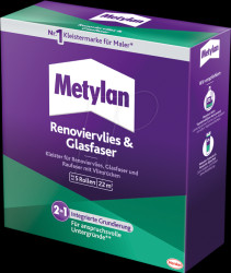 MPRV5 Wallpaper paste Metylan Renovating Fleece &amp; Fibre Glass, 500 g