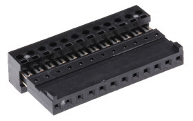 Złącze IDC 12-pinowe raster: 2.54mm Żeński Montaż na kablu Wurth Elektronik