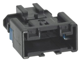 Złącze samochodowe 6-pinowe Molex -rzędowe Męski NSCC Montaż na kablu Połączenie zagniatane Obudowa zagniatana