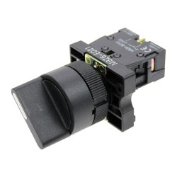 Łącznik sterowniczy piórkowy pokrętny 2-położeniowy 0-1 czarny fi 22 MBZ6-ED21 2819505 Next