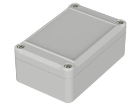 PC enclosure, (L x W x H) 98 x 64 x 38 mm, light gray (RAL 7035), IP65, 62208200