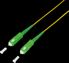 FPSSC00 Fiber simplex patch cable, OS2, SM, SC/APC - SC/APC, 0.5 m