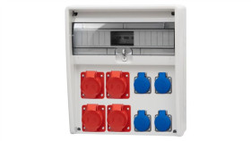 Rozdzielnica Ulisse 17M - Gniazda 2X16a 5P, 2X32a 5P, 4X230v /17 Modułów/