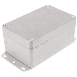 Hammond 1550Z108F Thick Wall Flanged Die Cast Enclosure, 125 x 81 x 59