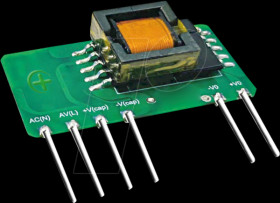 5ACF1W_15S4 AC/DC converter, 5 W, 15 V, SIP 6