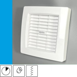 Wentylator domowy Atol 120AHT czujnik wilgotności z opóźnieniem czasowym, automatyczna żaluzja, fi 120 mm, kolor biały