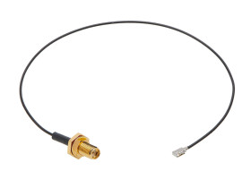 Zespół kabli koncentrycznych złącze A SMA złacze B IPEX MHF długość 307mm typ kabla RF Z zakończeniem