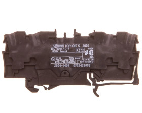 Złączka 4-przewodowa 4mm2 czarna TOPJOBS 2004-1405