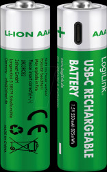 LR03RCB2 Li-Ion Akku, AAA (Micro), 550 mAh, 1,5 V, 2er-Pack
