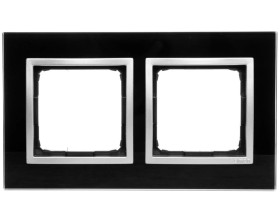 Simon 54 Nature Ramka podwójna szkło KSIĘŻYCOWA LAWA DRN2/74