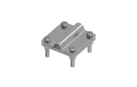 Złącze uniwersalne 3-elem. 80x80 bednarka-pręt16 stal nierdzewna 215.3.1 NI 21501305