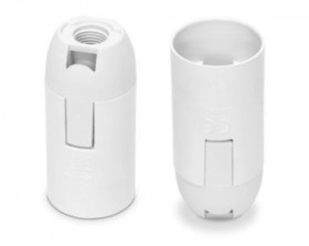 OPRAWKA E14 GLADKA BIALA