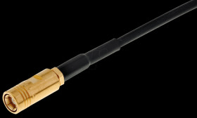 R114005000W SMB socket, RG174/316 gland, straight