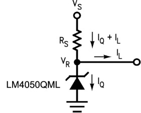 Radiation-hardened QMLV, 2.5-V or 5-V shunt voltage reference