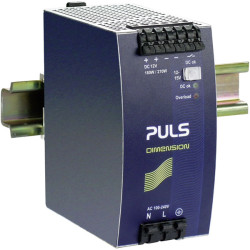 PULS QS10.121 Dimension DIN Rail Power Supply 12V DC 15A 180W 1-Phase 85-276 VAC