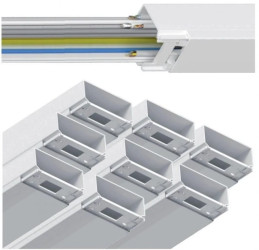Korytko na kable Listwa Kanał Kablowy Elektroinstalacyjny 40x90mm 2m 8 szt. 16mb Zielonka