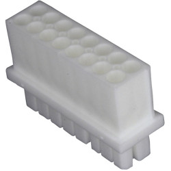 TE 794895-1 Mini Universal Mate-N-Lok Socket Housing 2 x 3P Natural