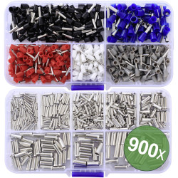 Quadrios 24C532 Ferrule set Bootlace 0.5-6.0 mm&#xB2; 900 pcs Ferrules
