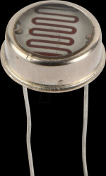 PGM1202-MP LDR, 250mW, 8..20kOhm, 560nm, 250VDC, ØLED: 12mm