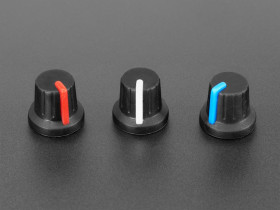 Adafruit Potentiometer Knob - Soft Touch T18 - White