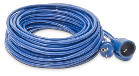 Przedłużacz specjalistyczny 1-gniazdo z/u 30m /H07BQ-F 3x2,5/ 16A niebieski
