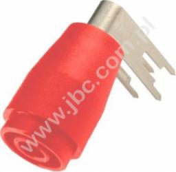 3263-PCB-RT Gniazdo bezp. 4mm, przyłącze lutowane do PCB, 25A, czerwony, ELECTRO-PJP, 3263PCBRT