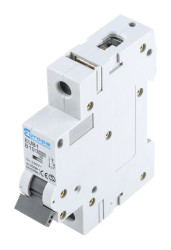 Wyłącznik nadprądowy MCB, Typ B, 1-biegunowy, 10A, 230V, Europa EUB110B, EUB
