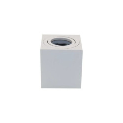 Oprawa Halogenowa GU10 Natynkowa Kwadrat Biała OHN-2B