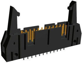 Wtyk PCB 24-pinowe raster: 2.54mm 2-rzędowe TE Connectivity Przewlekany 1.0A 250.0 V.