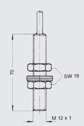 Kontaktron magnetyczny, IP54 SPDT Przewlekany 500mA 230V