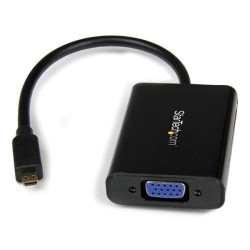 StarTech.com MCHD2VGAA2 Micro HDMI To VGA Video Adapter Converter With Audio
