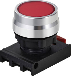 TRU COMPONENTS TC-12835236 ONPOW26BK-Z/R Element przedni z przyciskiem przycisk czerwony 1 szt.