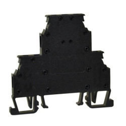 Złączka uniwersalna śrubowa 2-poziomowa MRK-C 4mm2 czarna, T0-1654-1010370