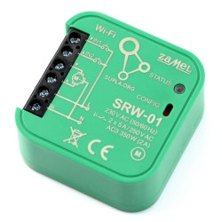 Zamel Supla SRW-01 - sterownik rolet 230V WiFi - aplikacja Android / iOS