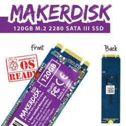Cytron M.2 2280 MakerDisk SATA III SSD with RPi OS - 120GB