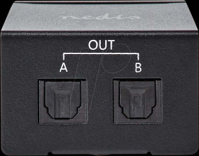ASPL2512BK Toslink splitter, 2x