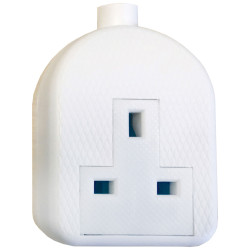 SMJ RTS1GW White Trailing Extension Socket 13A 1-Gang