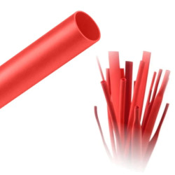 Rurka Koszulka Termokurczliwa Samogasnąca 38,1 - 19,1 mm Czerwona 1m