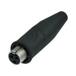 REAN RT3FC-B-W Tiny XLR 3 Pin Cable Connector Female