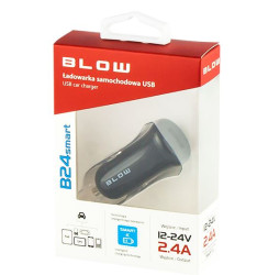 Ładowarka samochodowa USB 2,4A B24