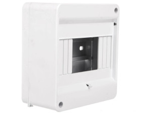 Rozdzielnica modułowa 1x6 natynkowa IP20 bez klapki z zaciskami S-6+N+PE 8005842 ENE-00360