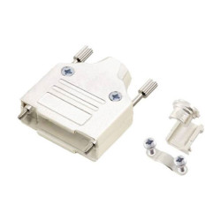 Encitech 6560-0136-02 MHDM15-K D-Sub Housing 15-pin solid metal silver