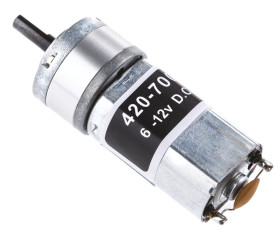 Motoreduktor DC Szczotkowy z przekładnią 1675 obr./min 1,5 W 4mm 24 mNm RS PRO