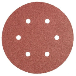 Krążki ścierne 150mm K100 5szt. z 6 otworami 55H954