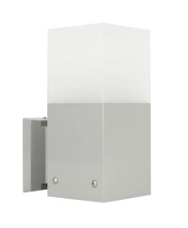 Kinkiet zewnętrzny Cube Max CB-MAX K AL, E27 max 20W, kolor srebrny, 0438621