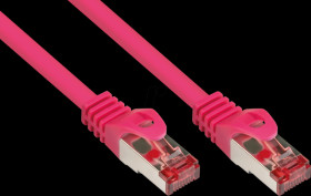 8060-030M Patch cable Cat.6, S/FTP PiMF, 250 MHz, magenta, 3m