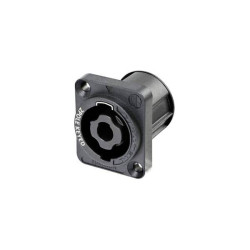 Neutrik NL2MPXX Speakon Socket 2-Pin Black 1pc Secure &amp; Reliable