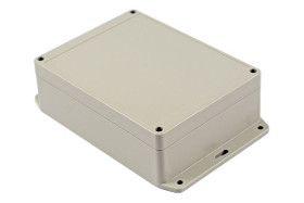 Obudowa ogólnego użytku ABS szerokość zew. 125 mm długość zew. 165 mm wys. zew. 55 mm Hammond IP65 Jasnoszary