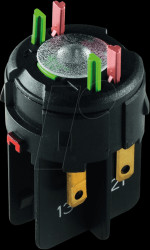 1.20.126.303/9000 FS - universal switching element - QC, 1 NC + 1 NO + light guide