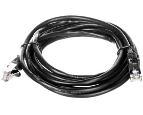 Kabel krosowy patchcord F/UTP kat.5e CCAczarny 3m 68660